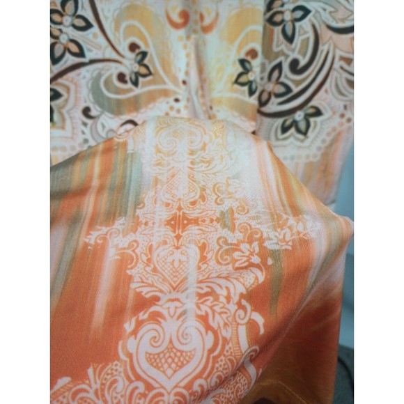 Apt 9 Women Sz L Empire Sleeveless Floral Studded Neckline A Line Flowing Dress - Picture 10 of 16